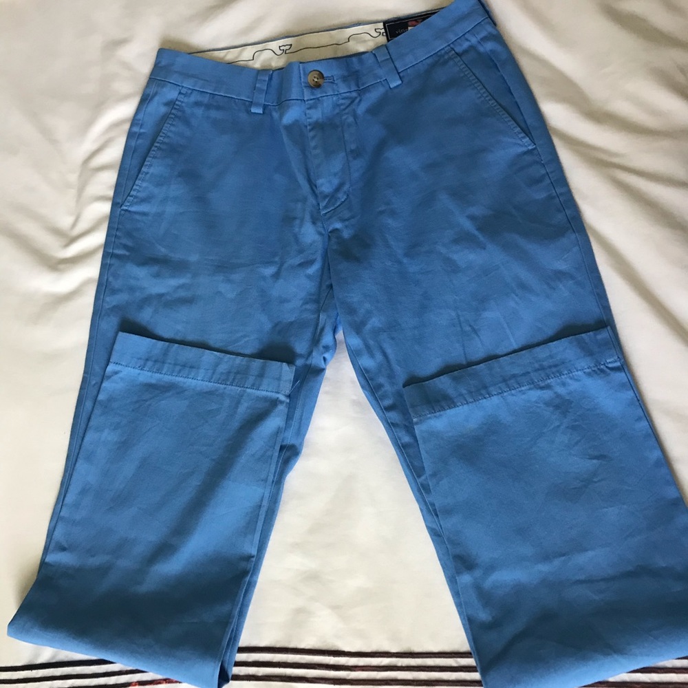 Vineyard Vines slim fit breaker pant - Blue